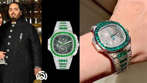 patek philippe watch anant ambani|anant ambani watch price.